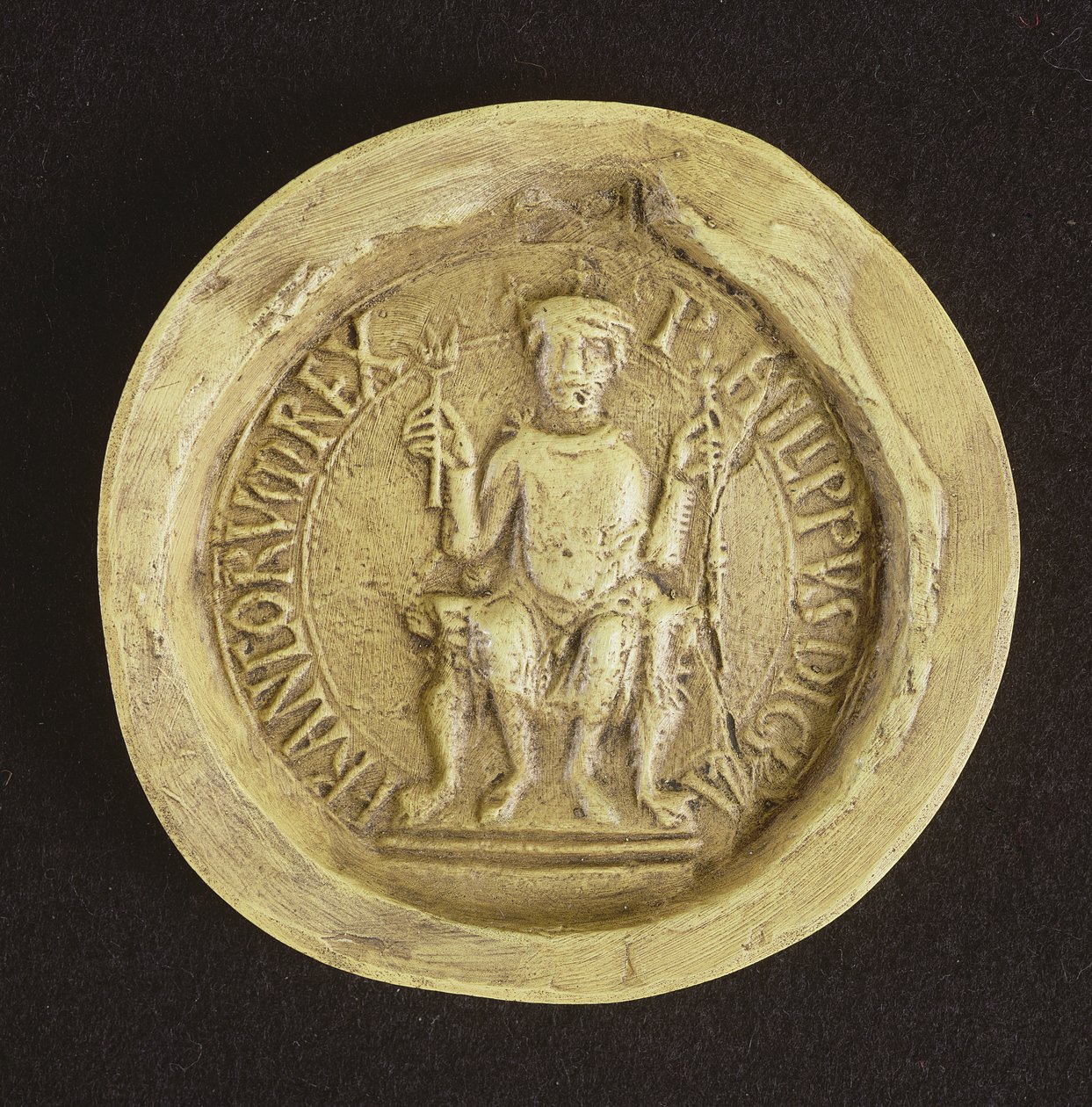 Pečeť Filipa I. (1052-1108) 1082 (vosk) od French School