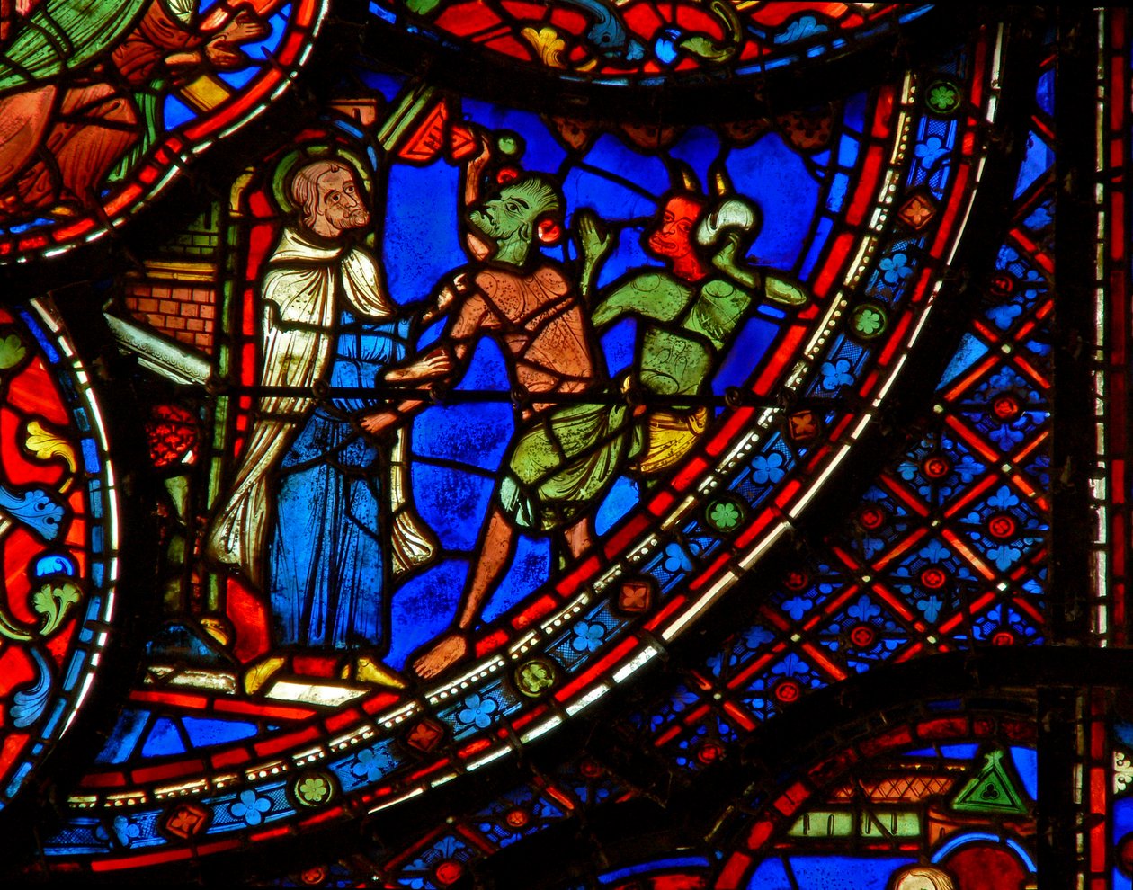 St Anthony: napaden démony (w30b) od French School