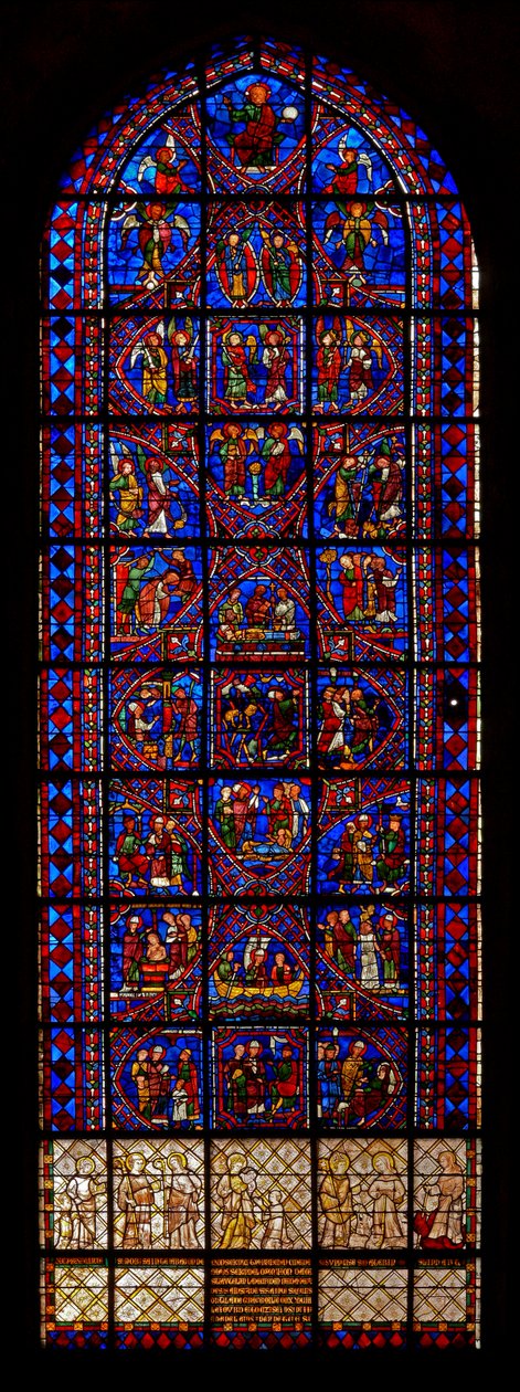 sv. Apolinář; Andělská hierarchie (w36) od French School