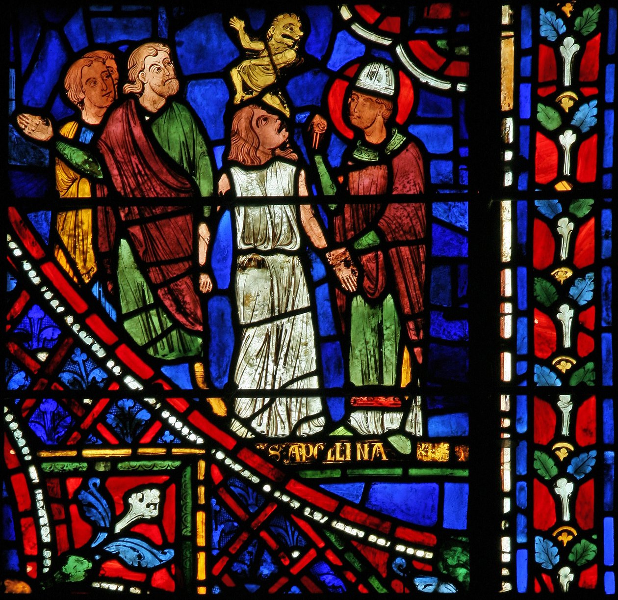 St. Apollinaire: vymítá posedlého (w36) od French School
