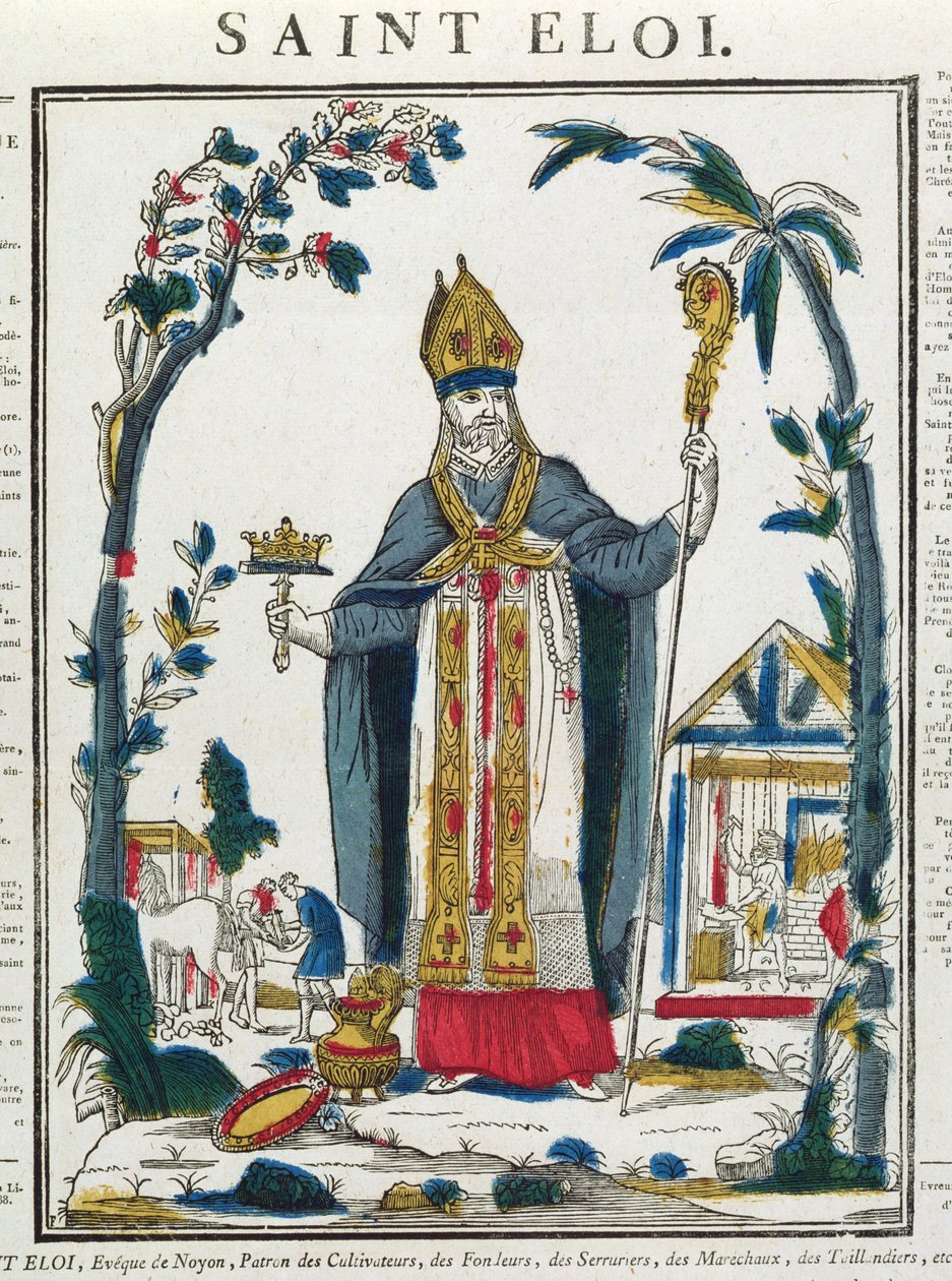 Svatý Eloi (asi 588-660) od French School