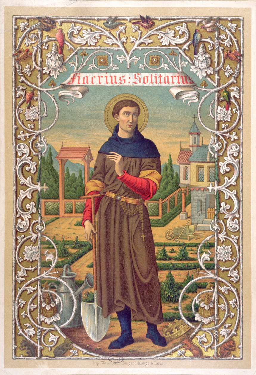St. Fiacre († 670) od French School