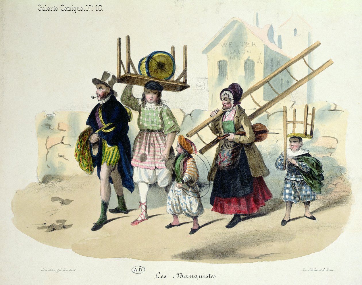 Banquisté, cca 1820-30 od French School