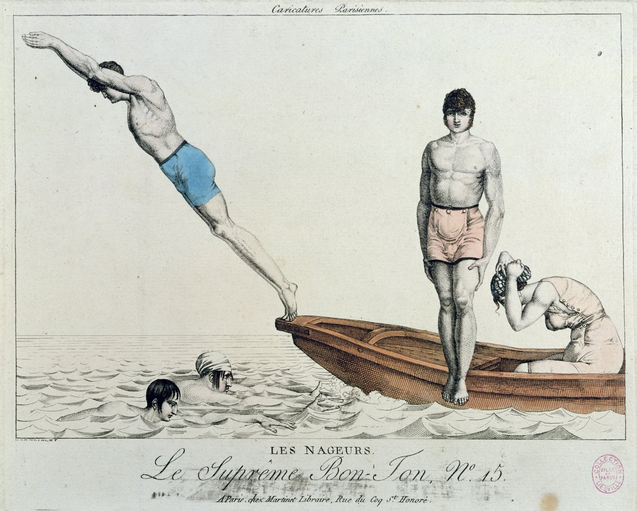 The Bathers, č. 15 od Le Supreme Bon-Ton od French School