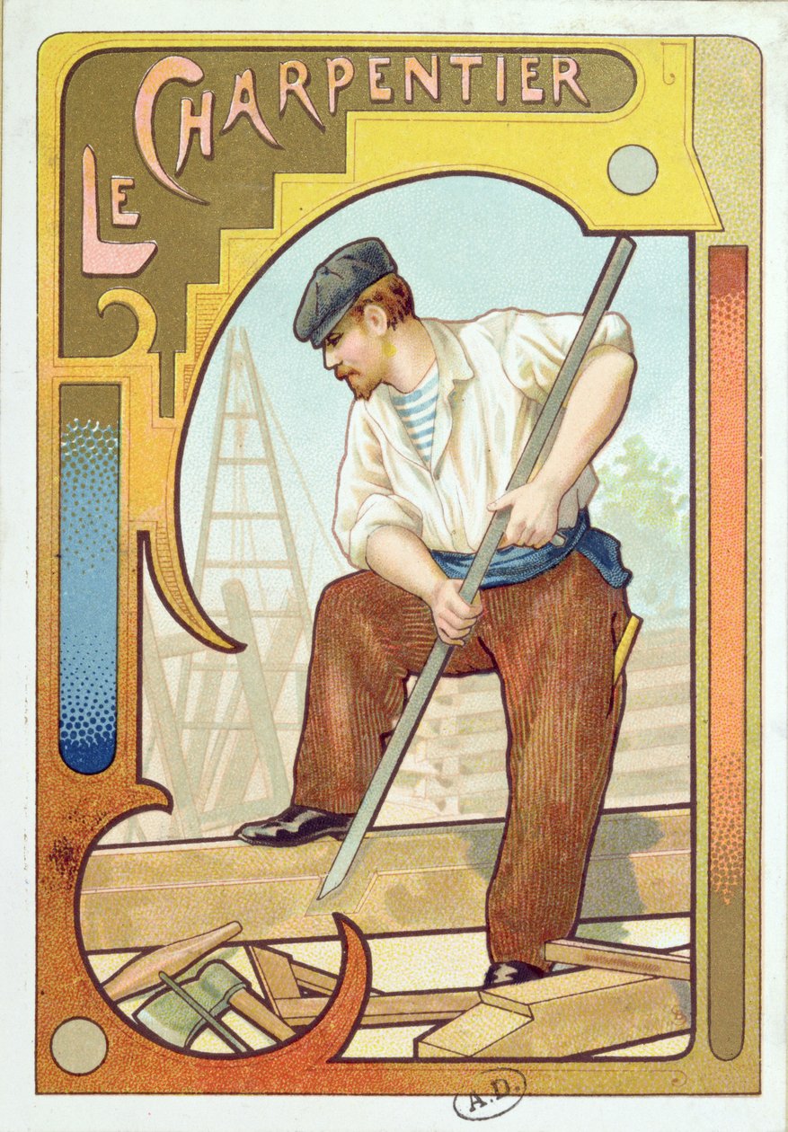 The Carpenter, kolem roku 1899 od French School