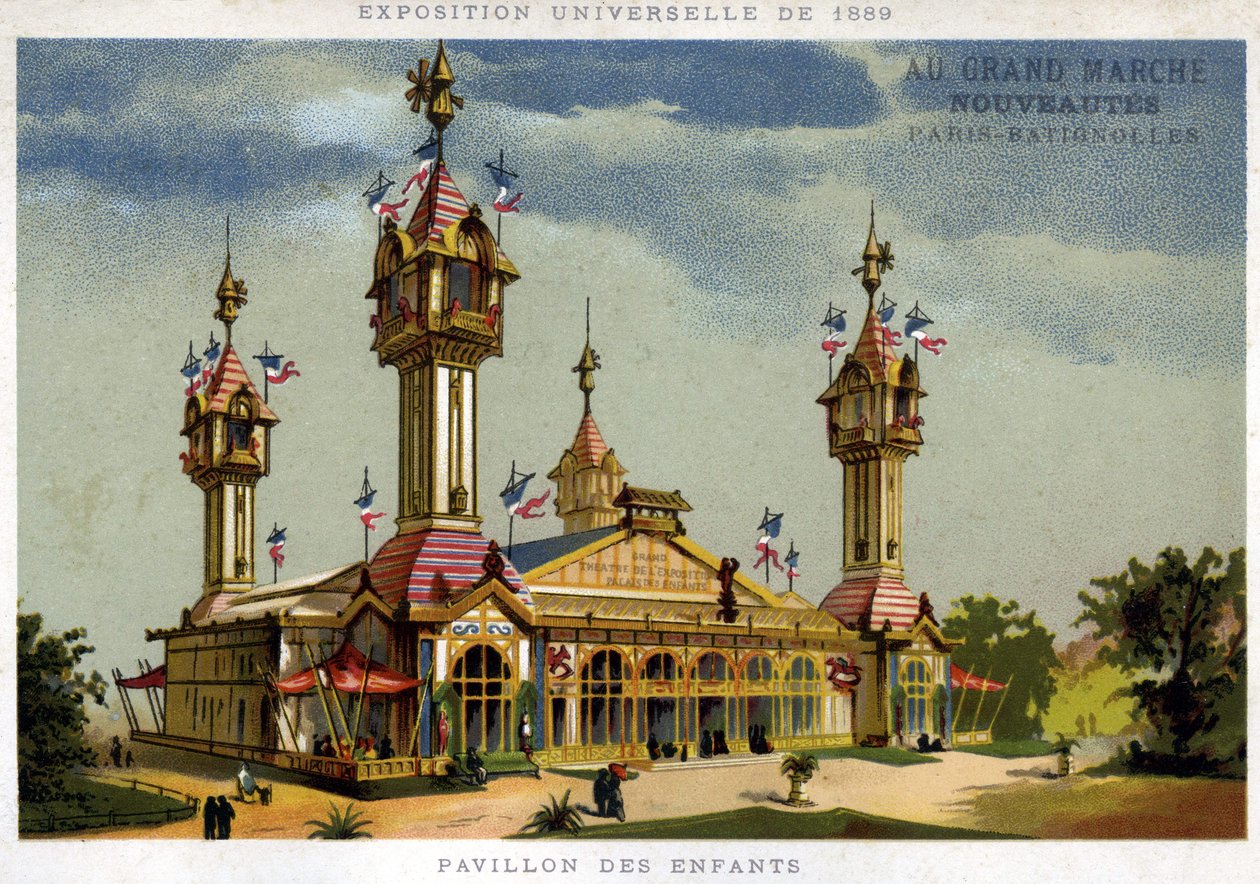 Dětský pavilon, Paříž Batignolles. od French School