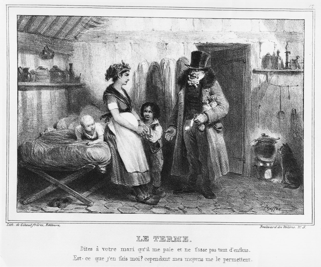 Datum platby, c.1840 od French School
