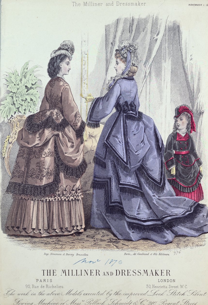 The Milliner and Dressmaker, 1888 od French School