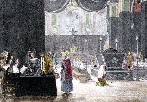 Octave, vyryto Villainem (barevná rytina) od French School