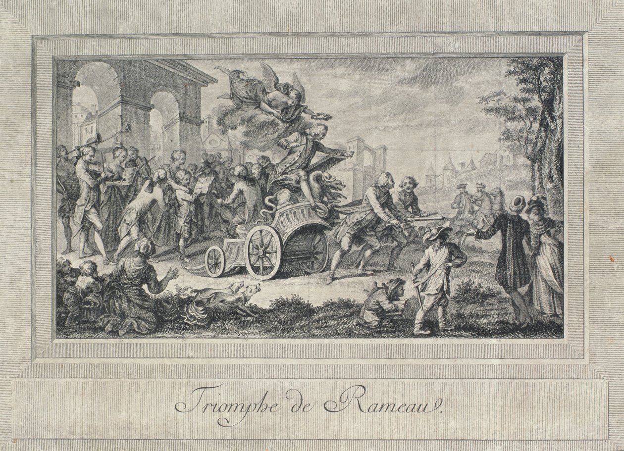 Triumf Jeana Philippa Rameaua (1683-1764) od French School