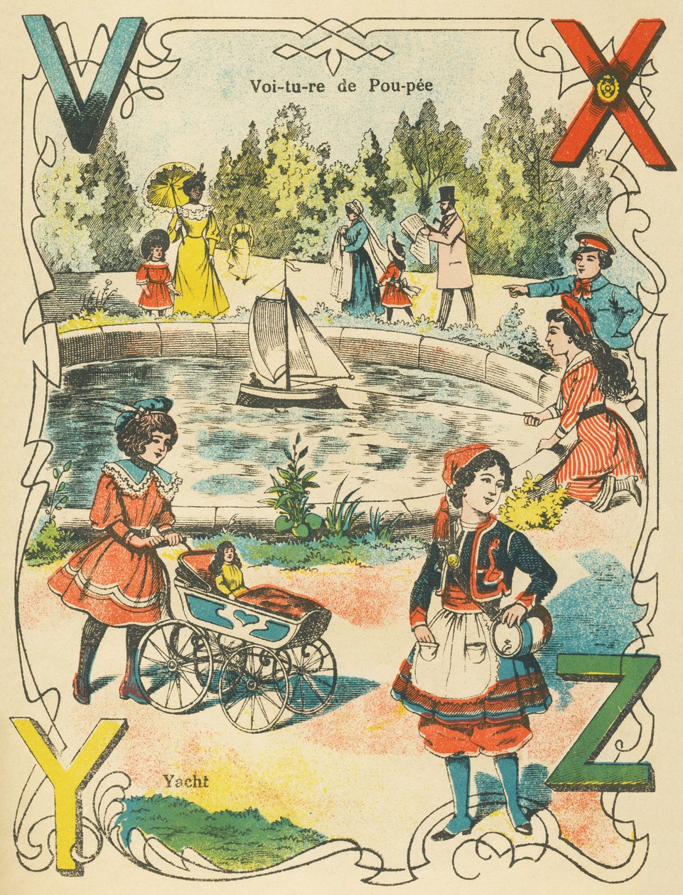 V X Y Z: Auto pro panenky, jachta od French School