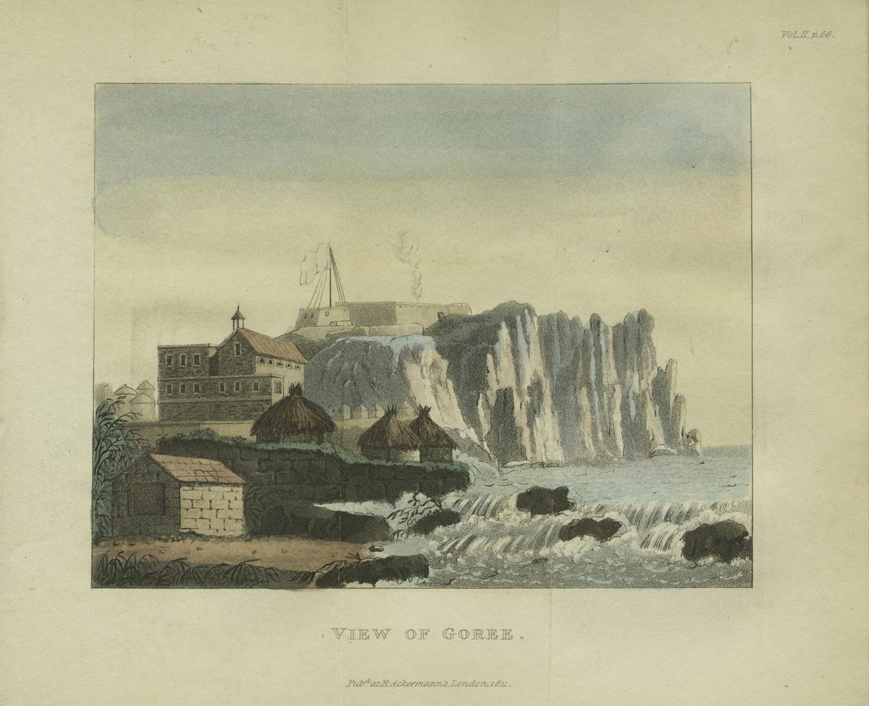 Pohled na Goree, 1821 od French School