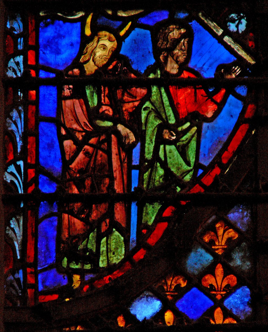 Window w3 Mojžíš a společník od French School