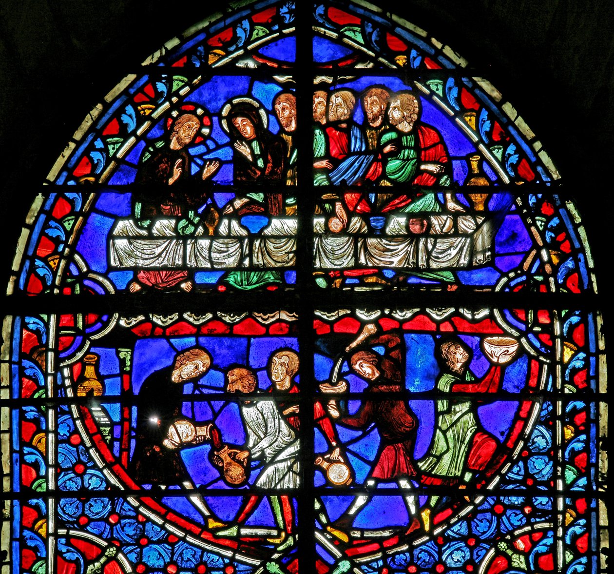 Okno w3 zobrazující Cana Marriage od French School