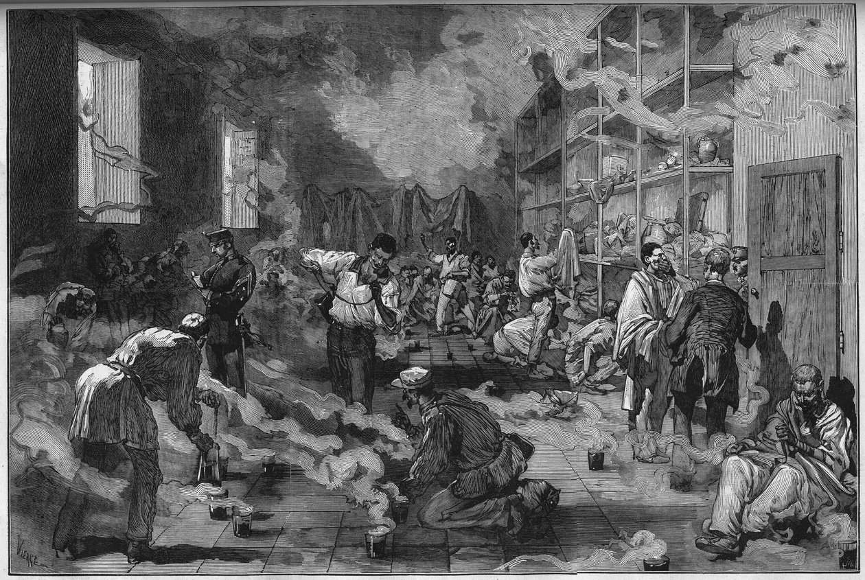 Epidemie žluté zimnice ve Španělsku od French School