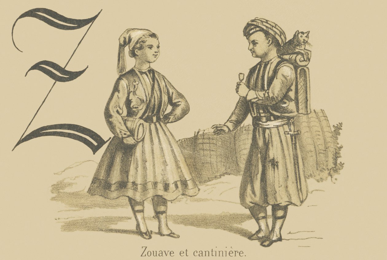 Z: Zouave a cantineering od French School