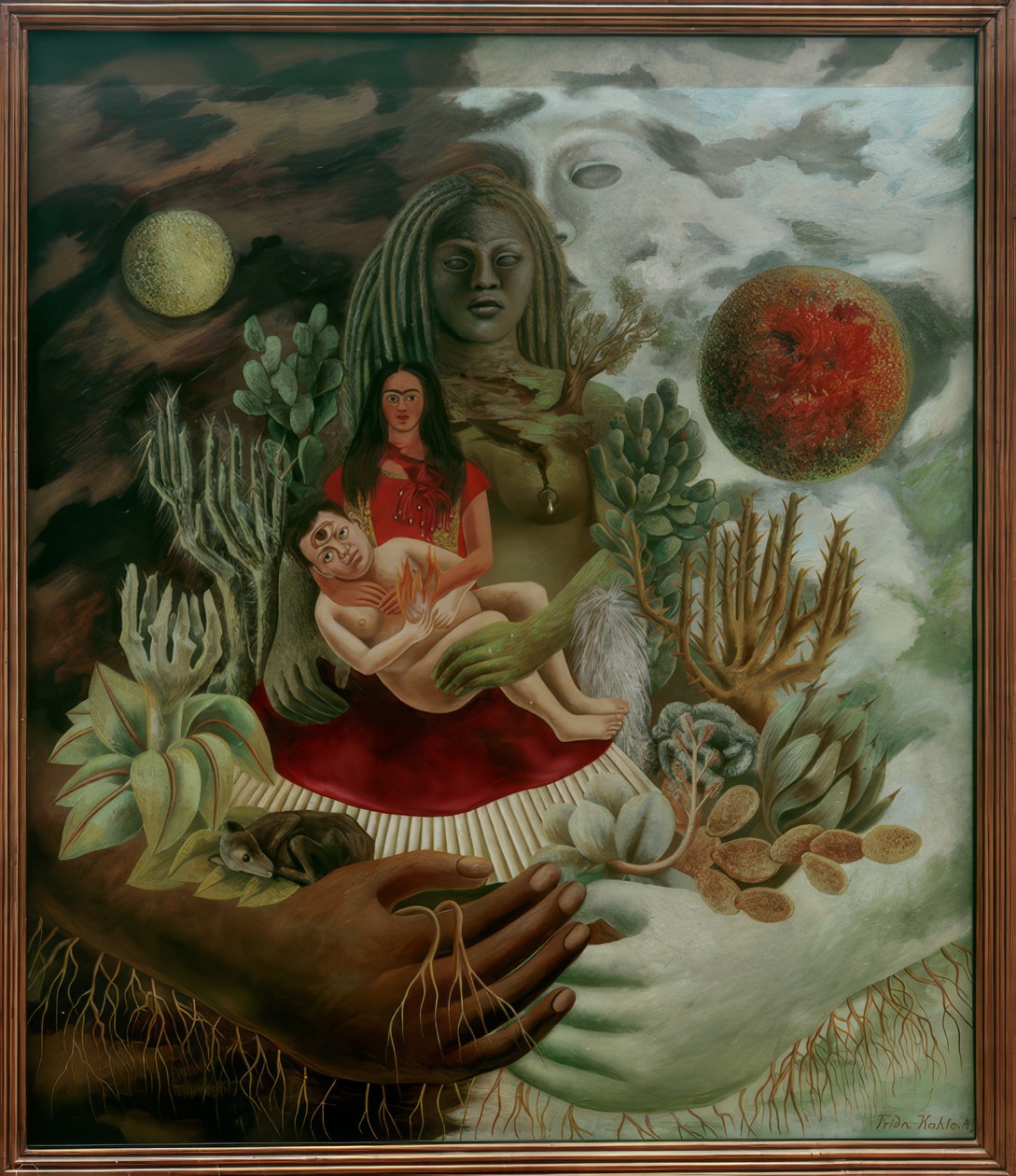 Milostná náruč vesmíru... od Frida Kahlo