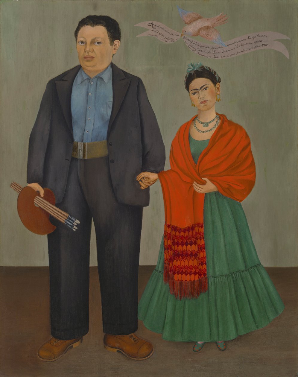 Frieda a Diego Riverovi od Frida Kahlo