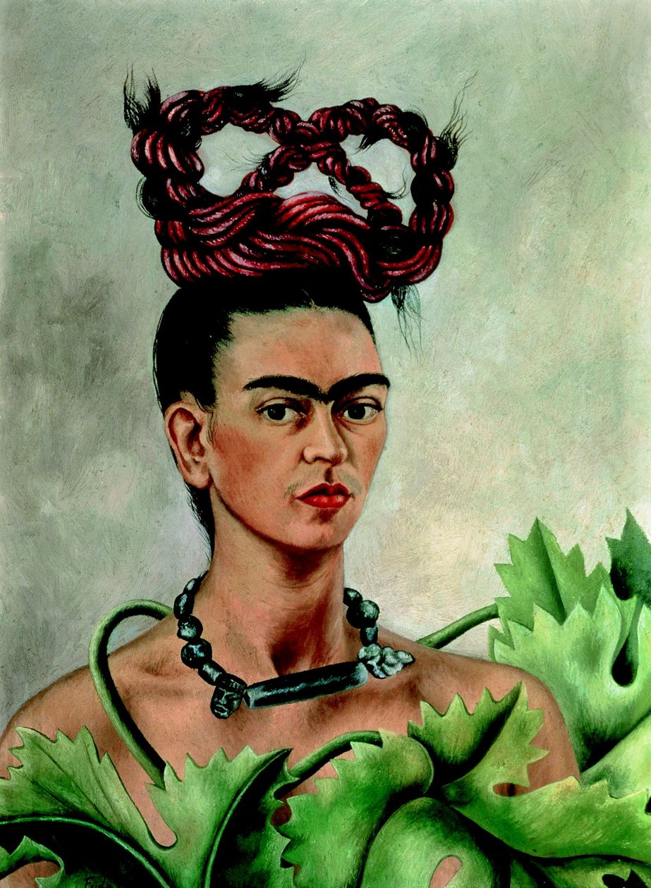 Autoportrét s copem od Frida Kahlo
