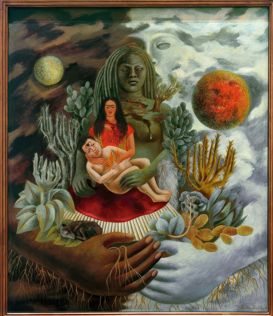 Láskyplné objetí vesmíru od Frida Kahlo