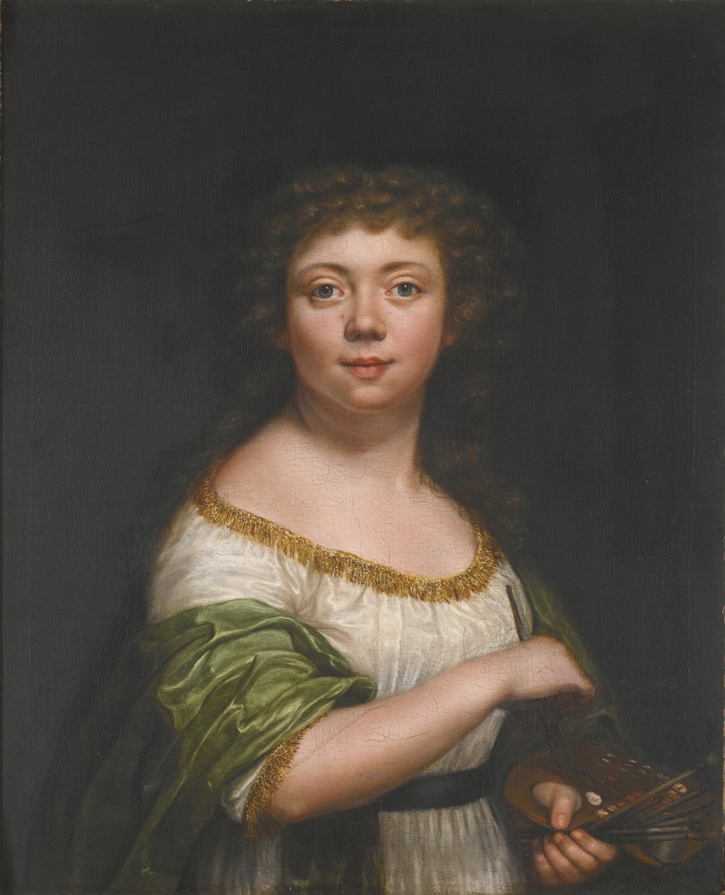Autoportrét, 21 let, 1793 od Friederike Julie Lisiewska