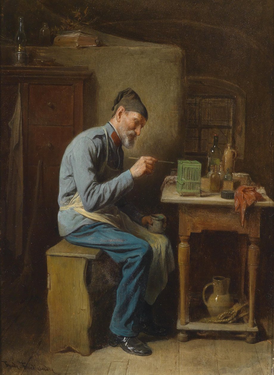 Malíř hobby od Friedrich Ritter von Friedlander Malheim