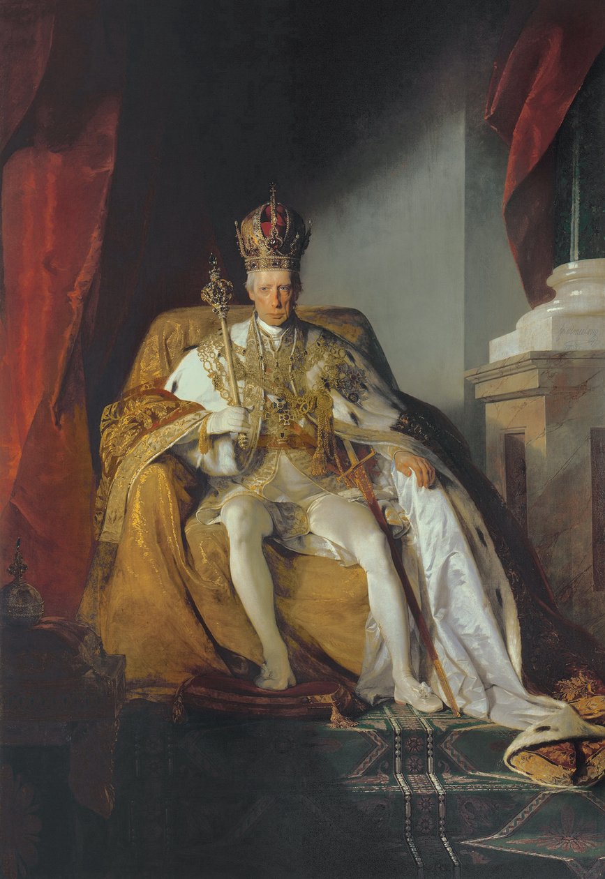 Rakouský císař František II (1768-1835) 1832 od Friedrich von Amerling