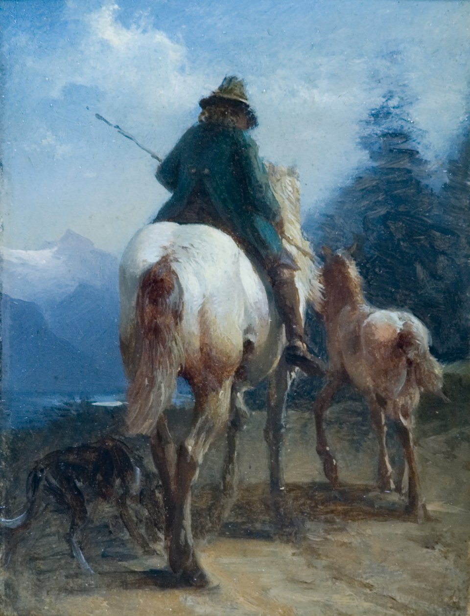 návrat domů od Friedrich August Mathias Gauermann