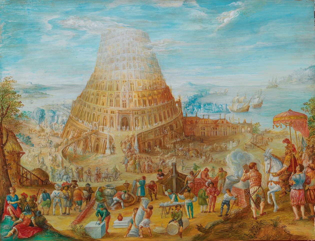 Babylonská věž. od Friedrich Brentel