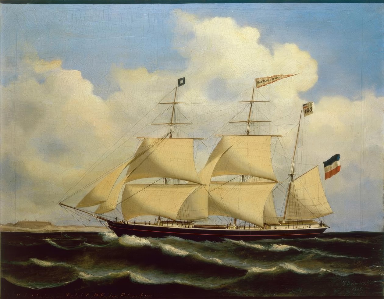 Friedrich Ludwig z Rostocku. od Friedrich Fretwurst