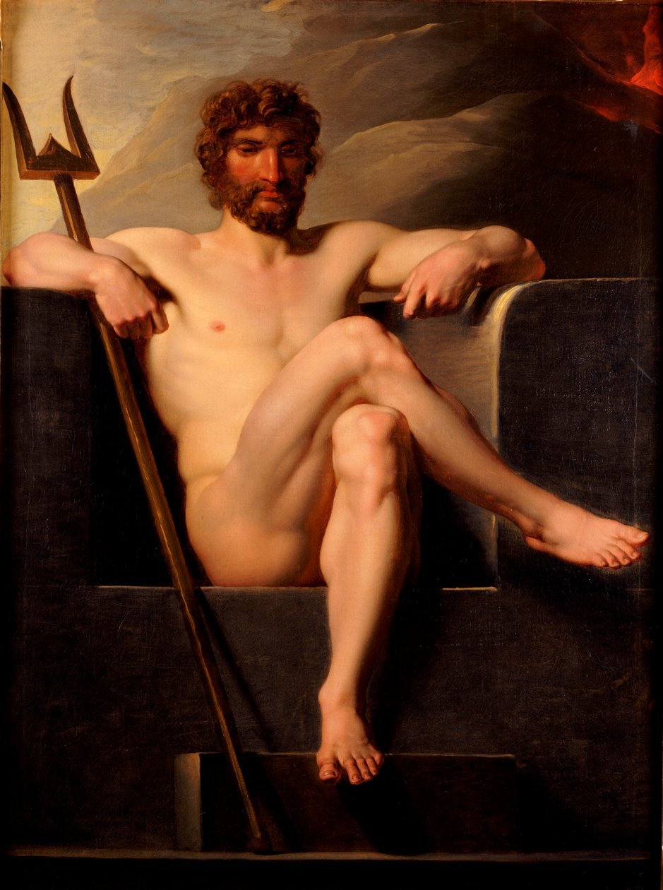 Poseidon na trůnu od Friedrich Heinrich Fuger