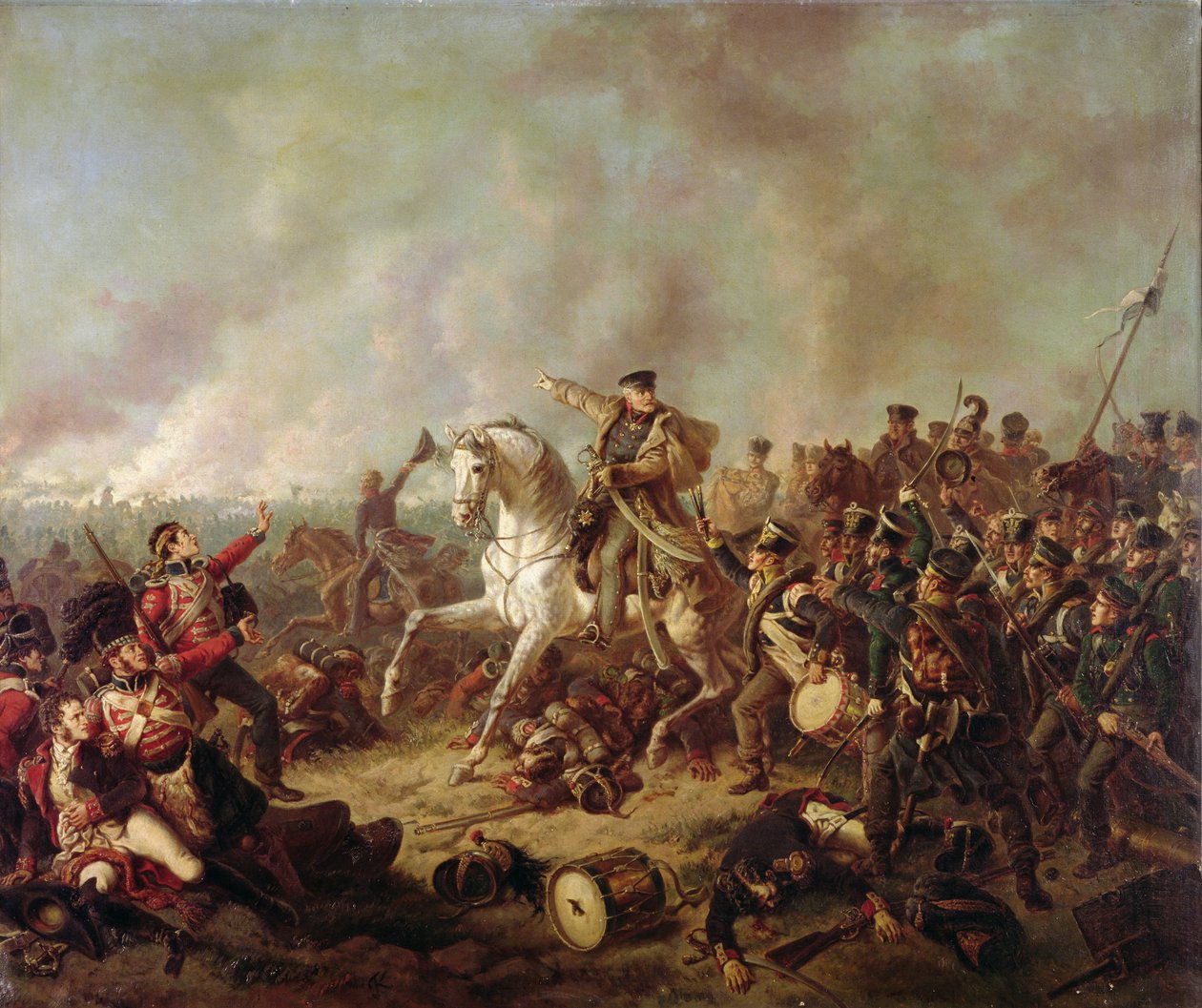 Bitva u Waterloo od Friedrich Kaiser