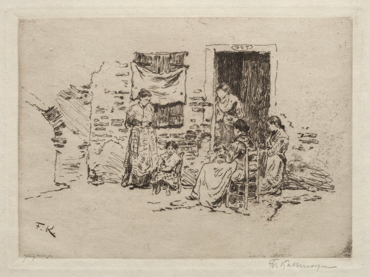 Chioggia. od Friedrich Kallmorgan