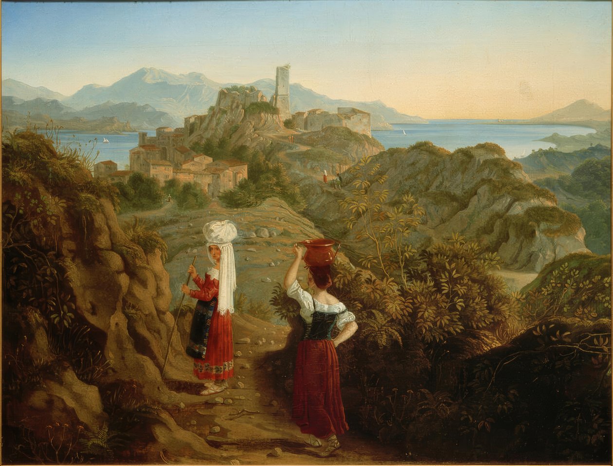 Ideální italská krajina od Friedrich Nerly