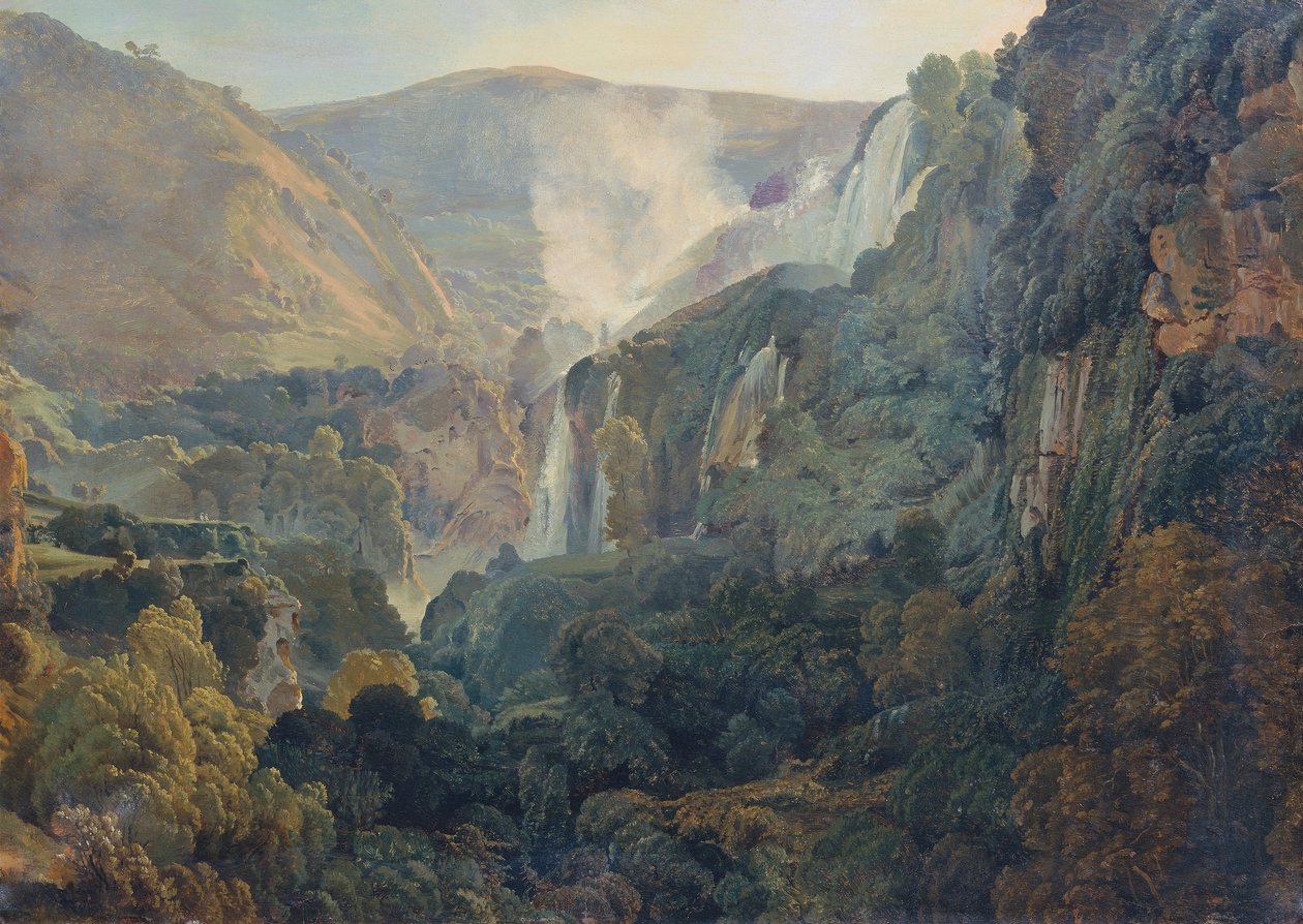 Vodopády Terni od Friedrich Nerly d. Ä.