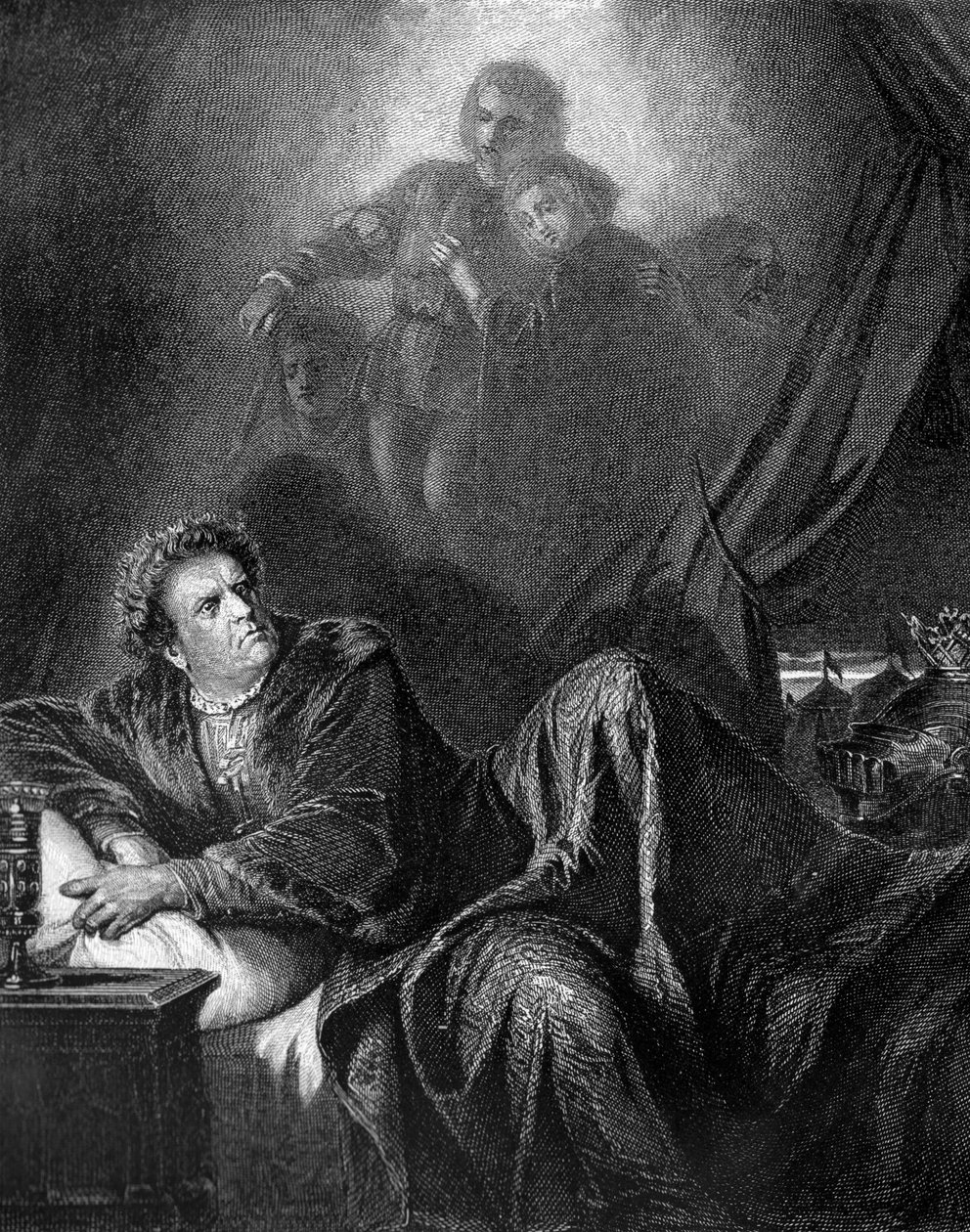 Richard III, kolem roku 1900 (rytina) od Friedrich Specht