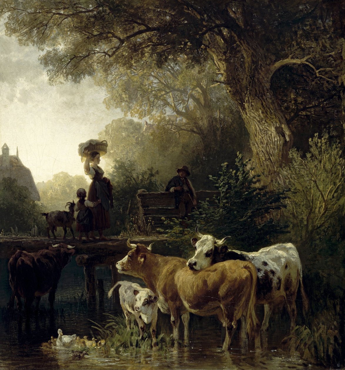 pračka u potoka od Friedrich Voltz