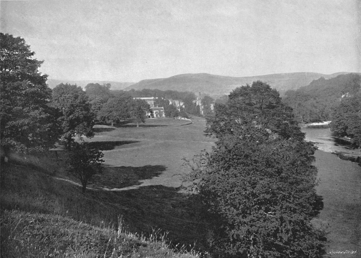 Bolton Abbey, c1896 od Frith and Co