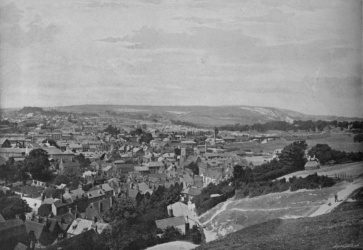 Lewes, c1896 od Frith and Co
