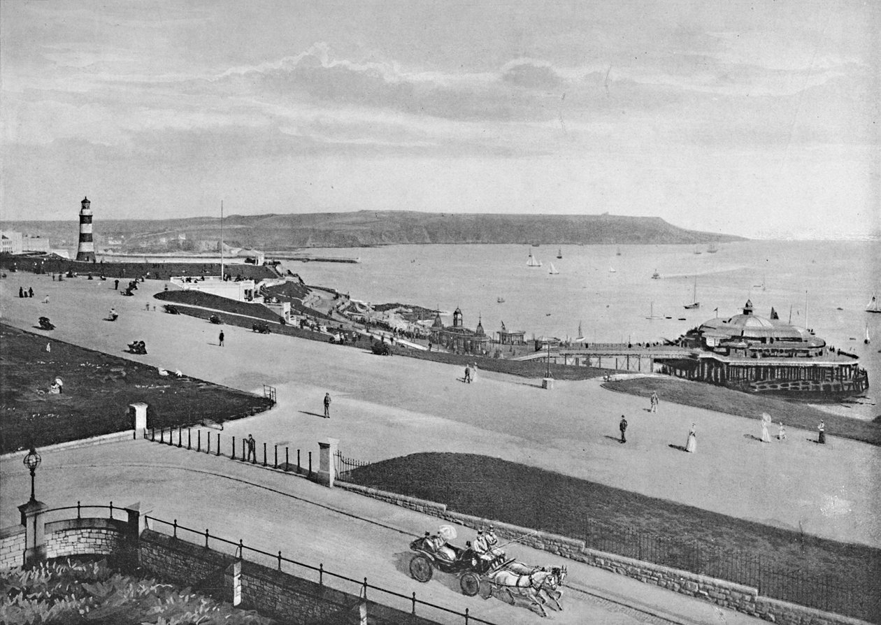Plymouth Hoe, c1896 od Frith and Co