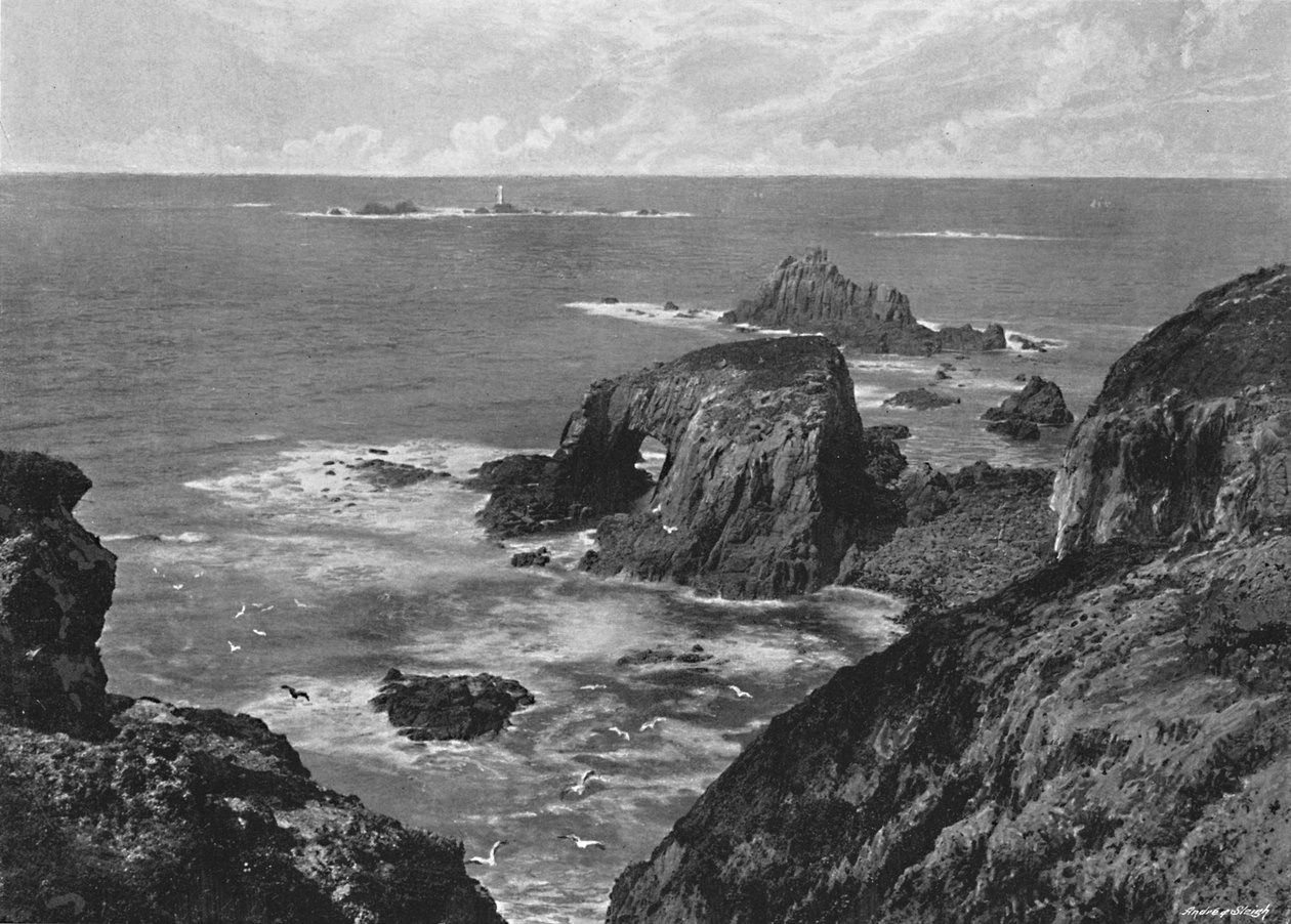 The Lands End, c1896 od Frith and Co