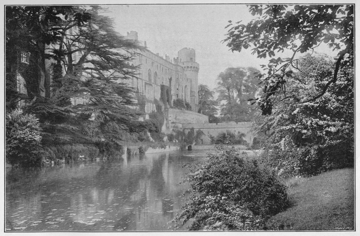 Hrad Warwick, c1896 od Frith and Co