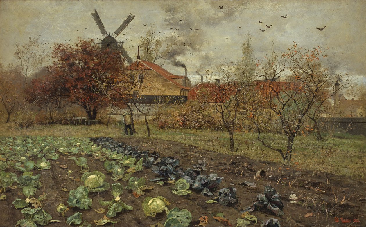 Pohled na Amerikavej v Kodani od Frits Thaulow