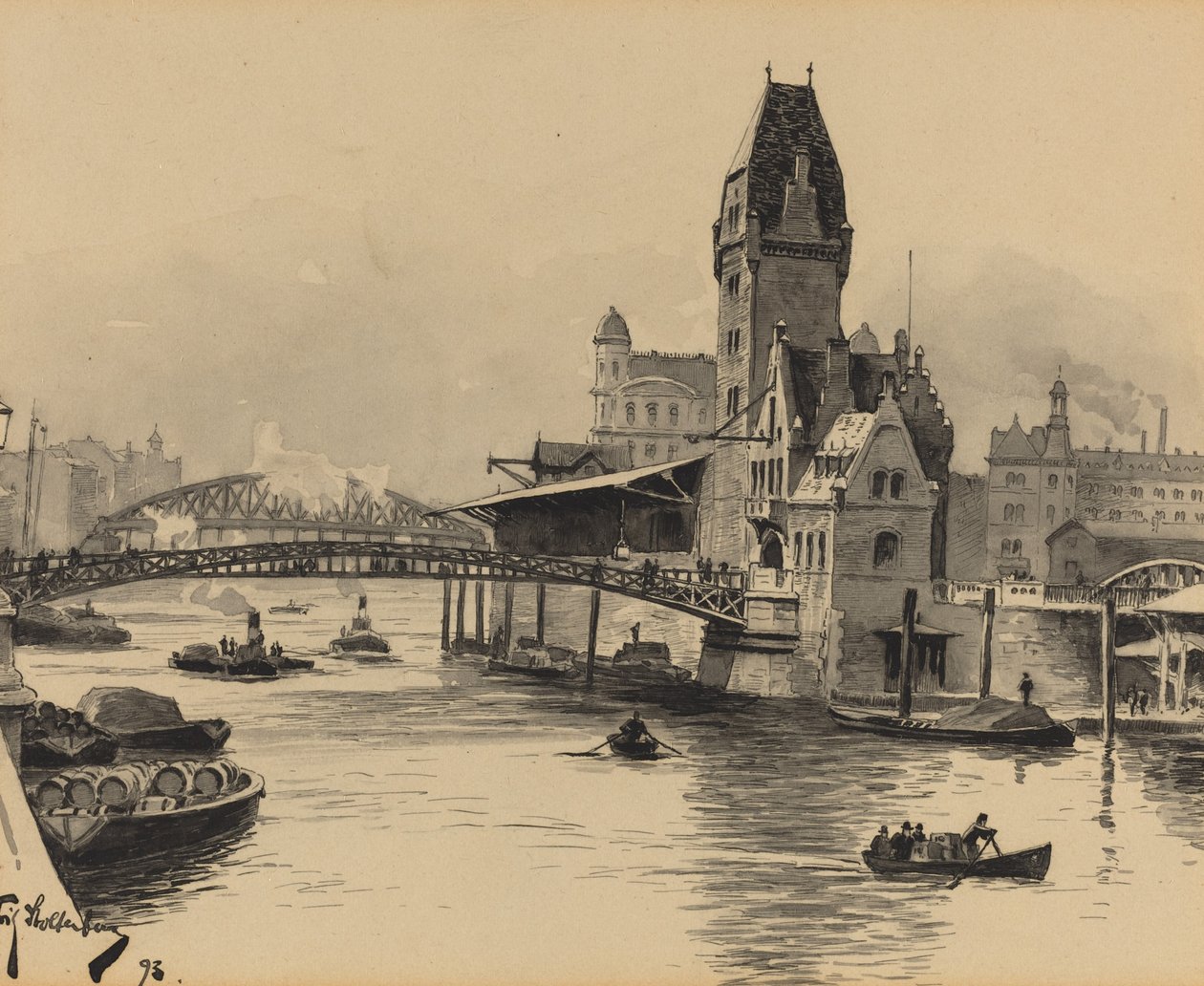 Zollkanal od Fritz Stoltenberg