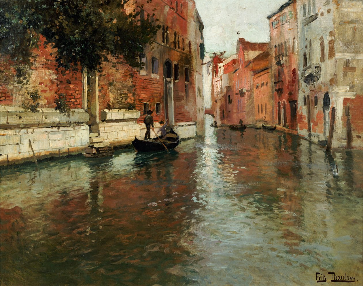 Benátské stojaté vody od Frits Thaulow