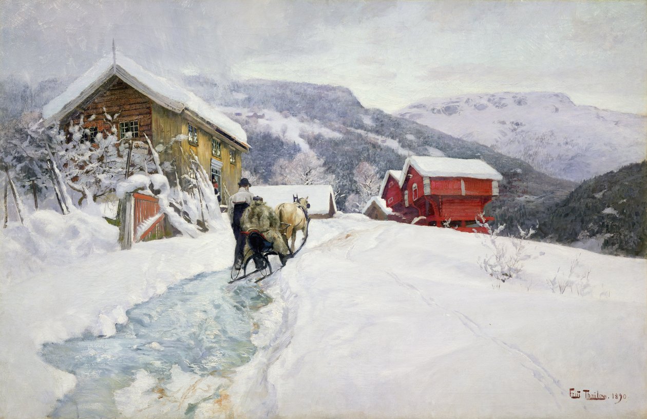 Zájezdový hostinec od Fritz Thaulow