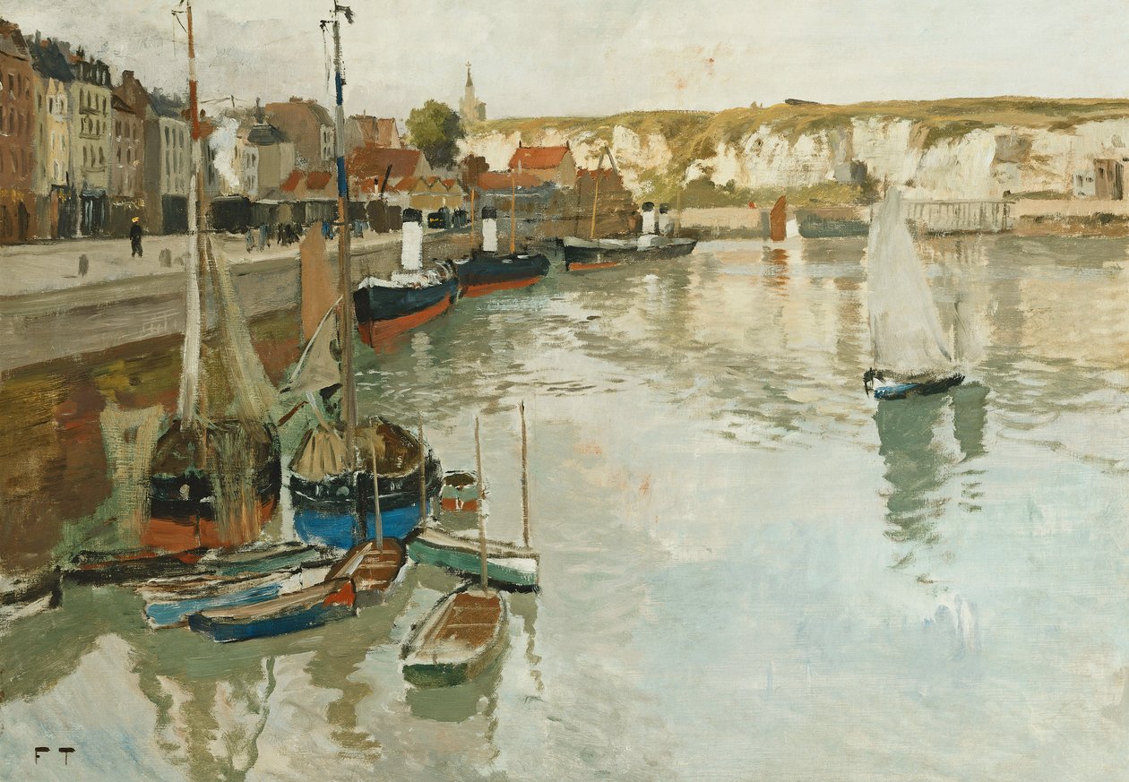 Dieppe, kolem roku 1894 od Frits Thaulow