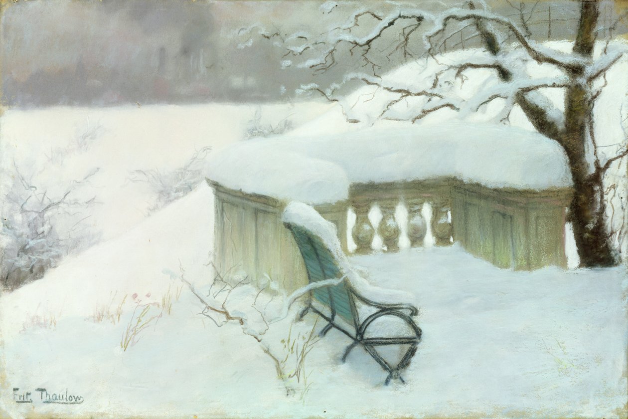 Labský park v Hamburku od Frits Thaulow