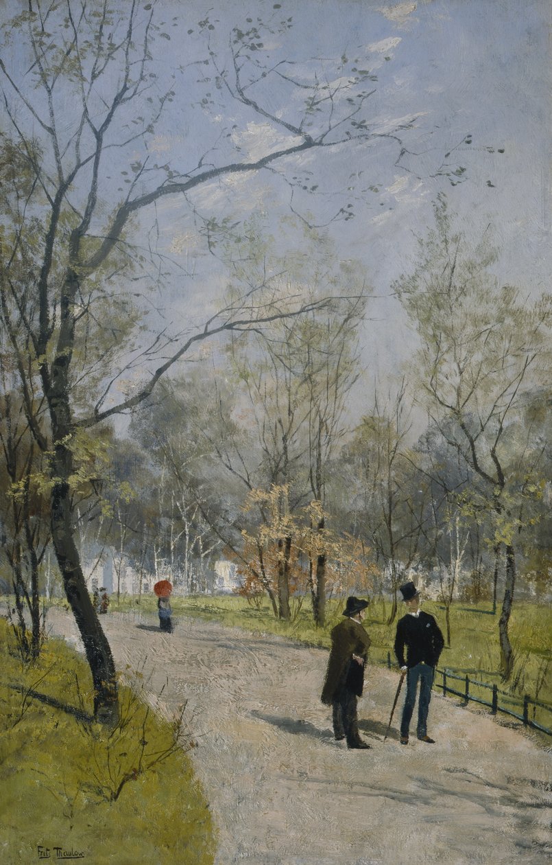 Z královské zahrady (olej na plátně) od Fritz Thaulow