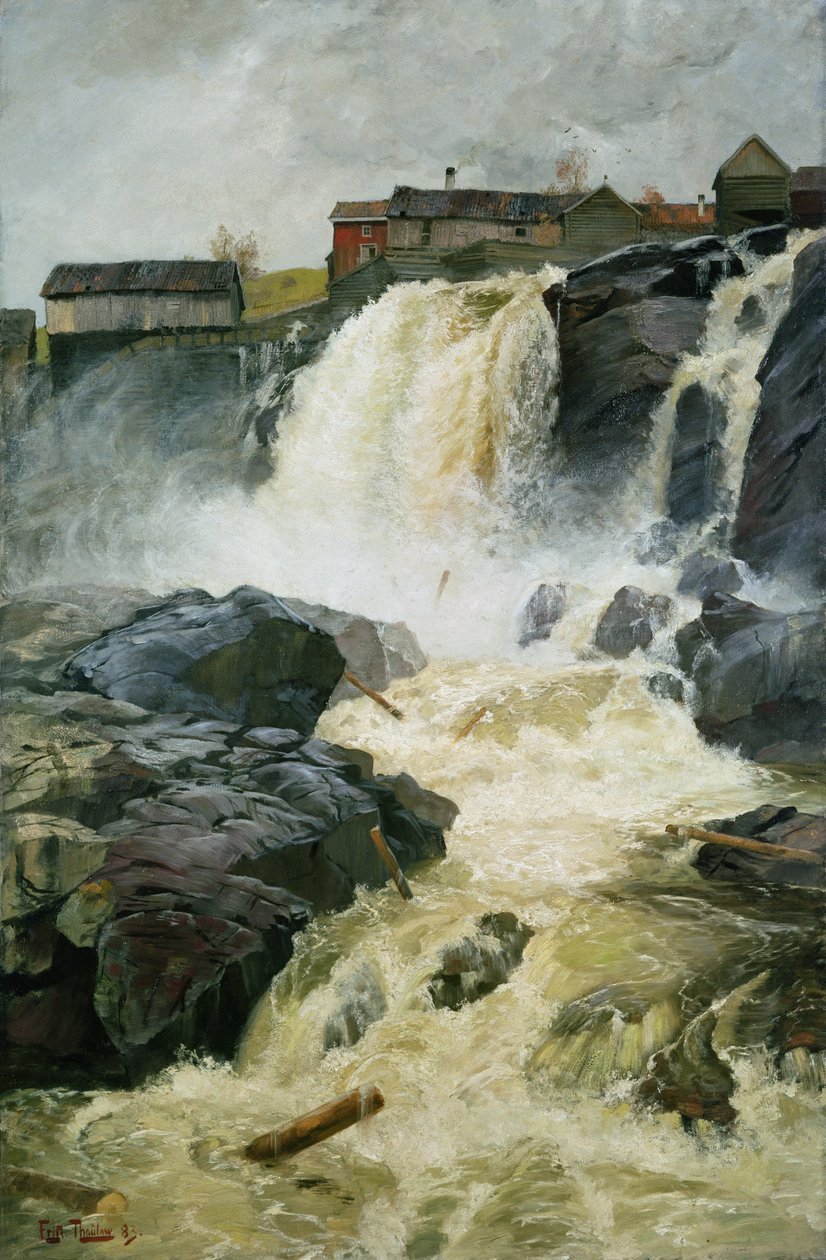 Haug padá, Modum od Fritz Thaulow